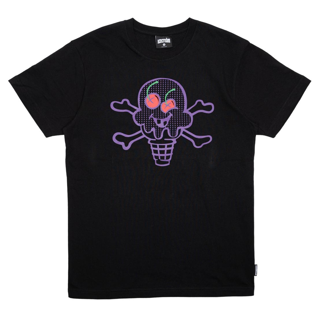 Ice Cream Men Polka Tee (black)