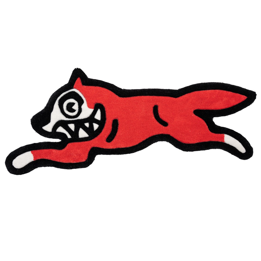 Ice Cream Running Dog Rug (red)