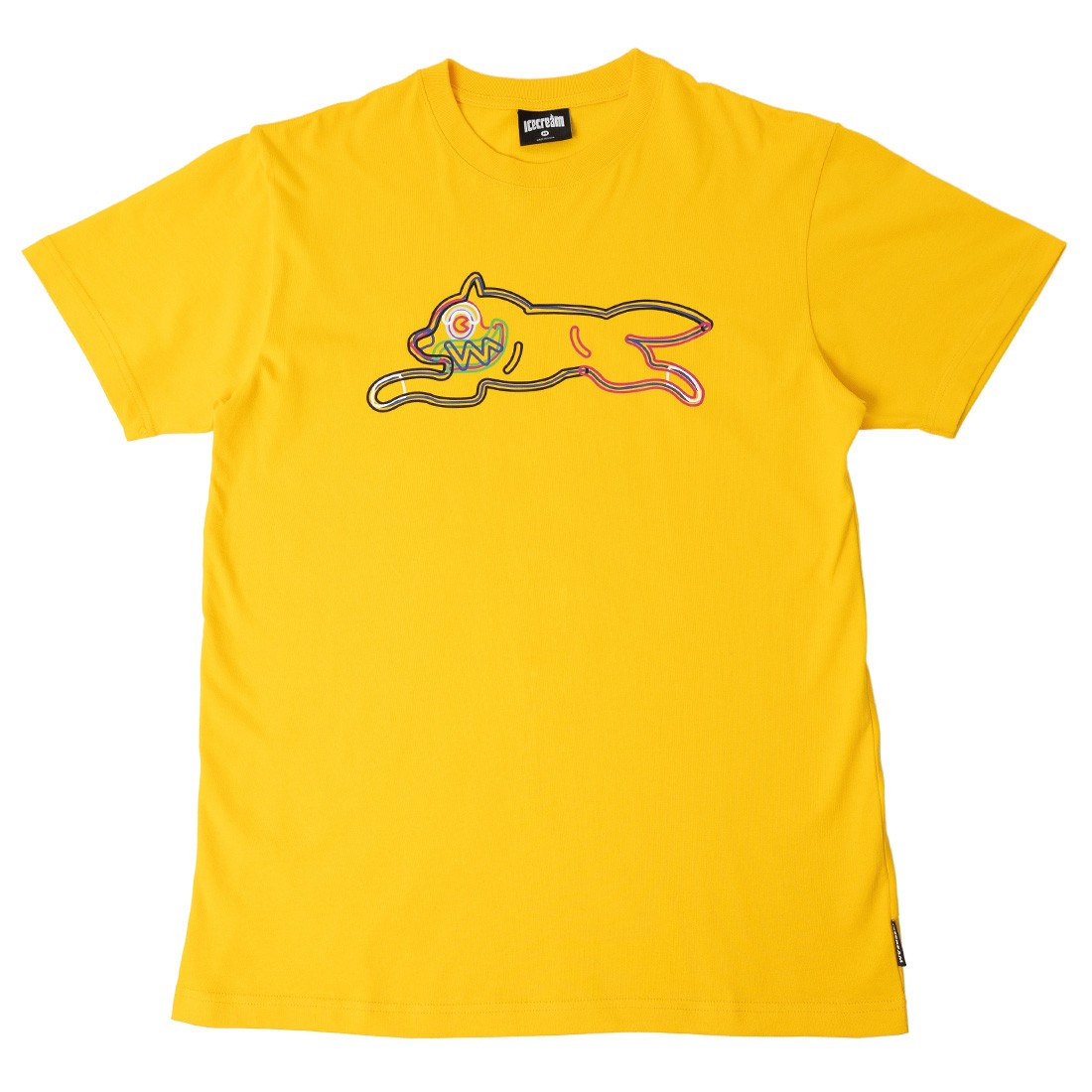 Ice Cream Men Outline Tee (yellow / lemon chrome)