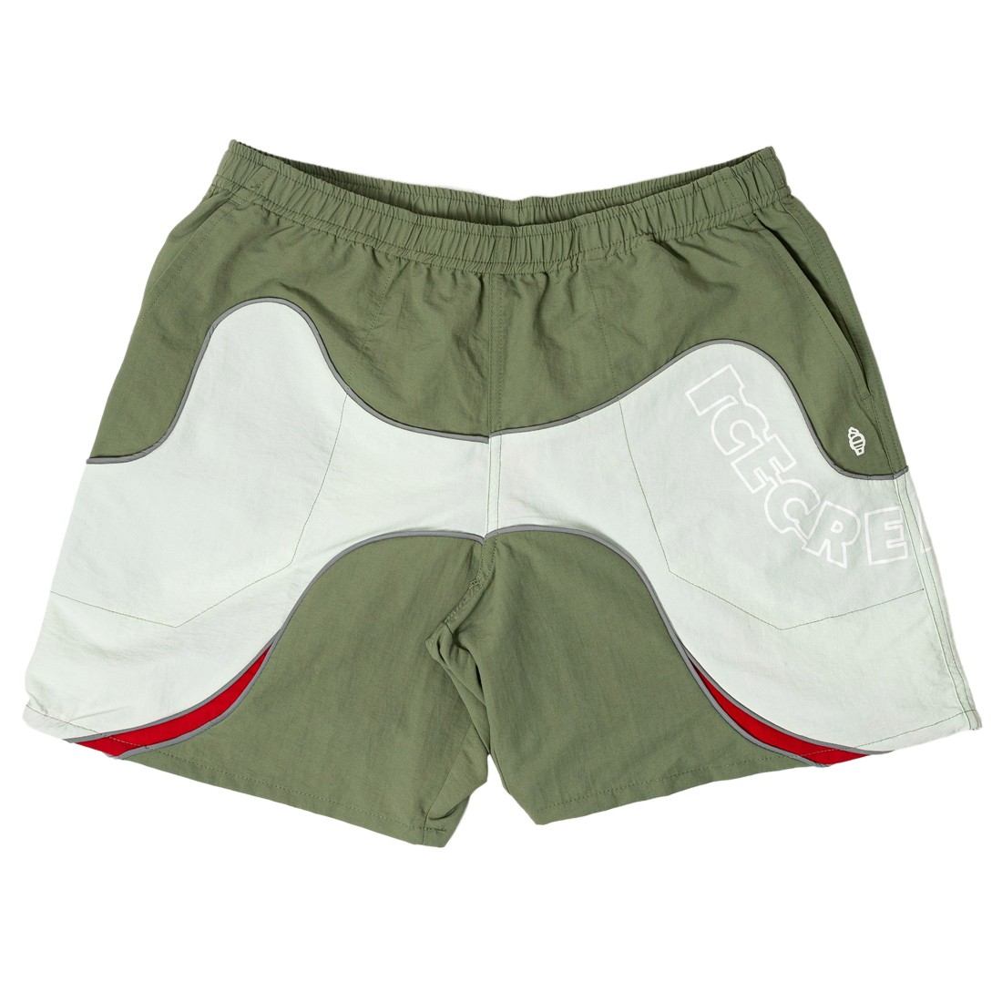 Ice Cream Men Lime Shorts (green / white)
