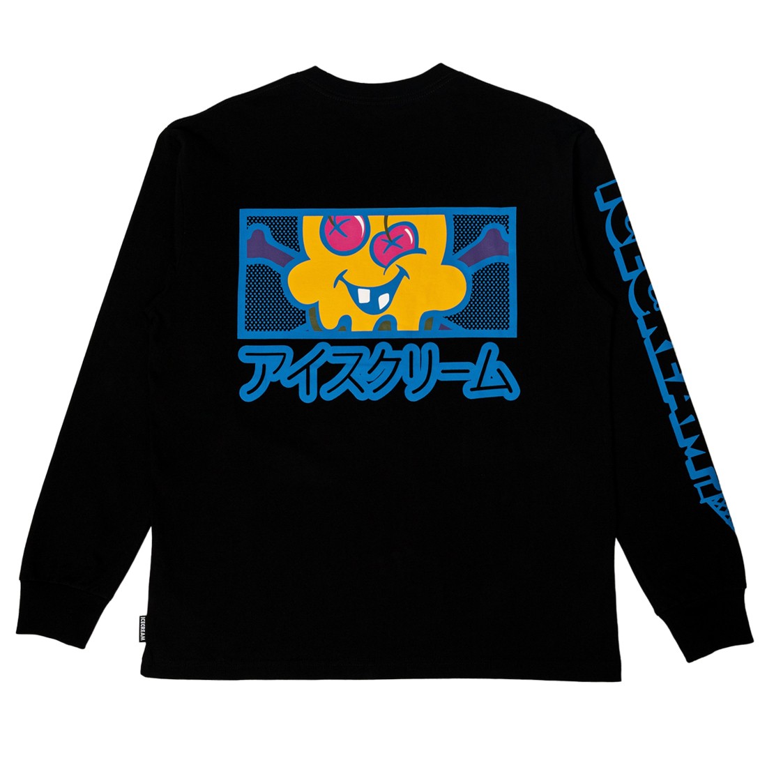 Ice Cream Men Cones N Bones Long Sleeve Knit Tee (black)