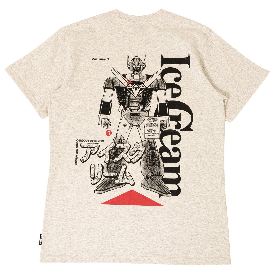 Ice Cream Men Invader Tee (gray / light heather)
