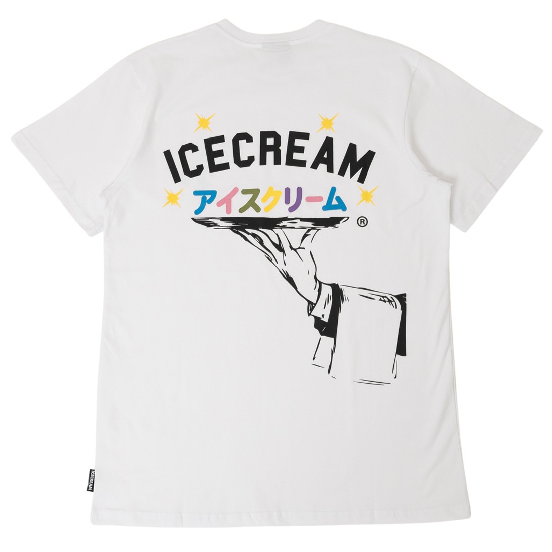 Ice Cream Men Dinner is Served Tee (white)