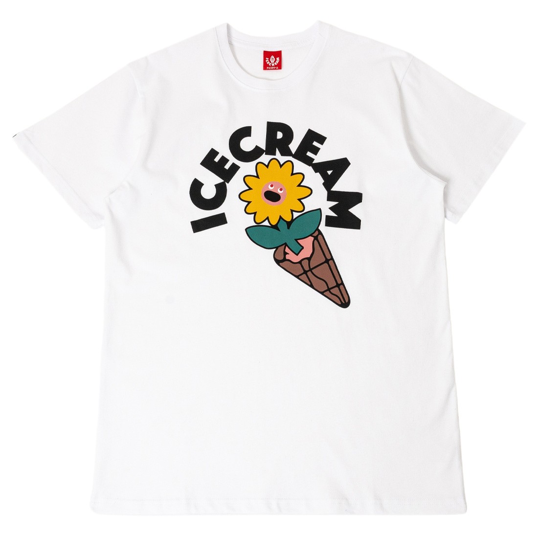 Ice Cream Men Floral Tees (white)