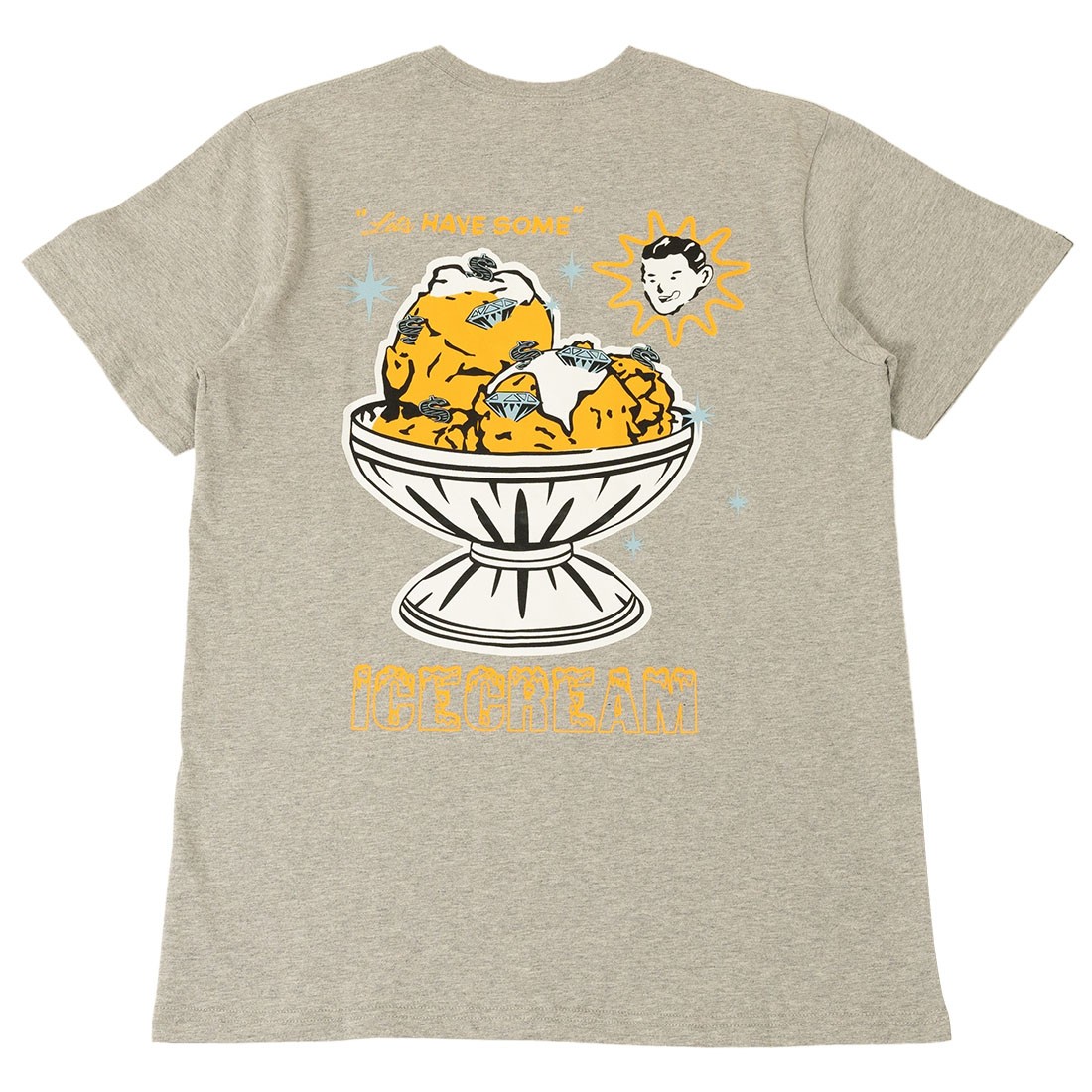 Ice Cream Scoop Tee (gray / heather grey)