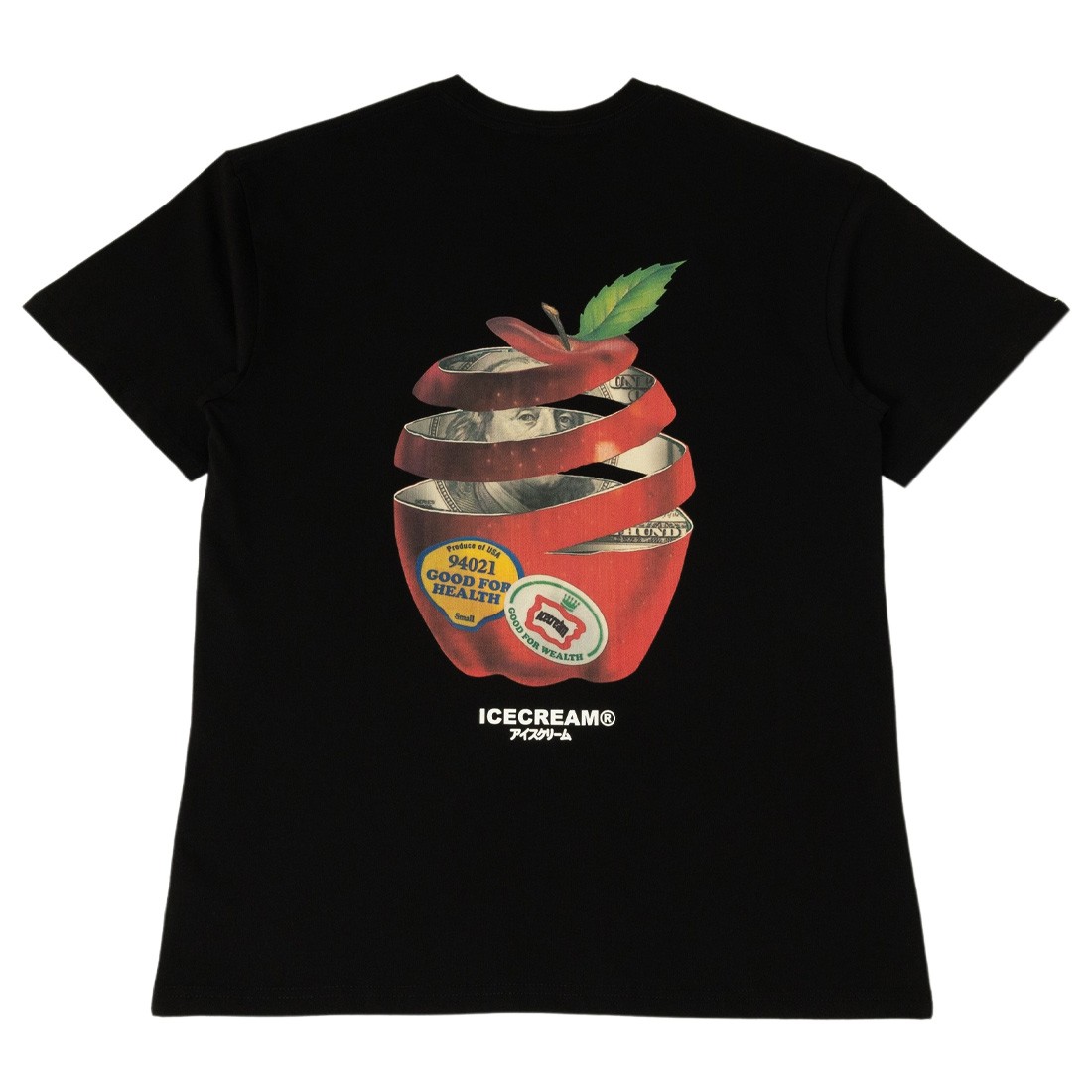 Ice Cream Men Big Apple Tee (black)