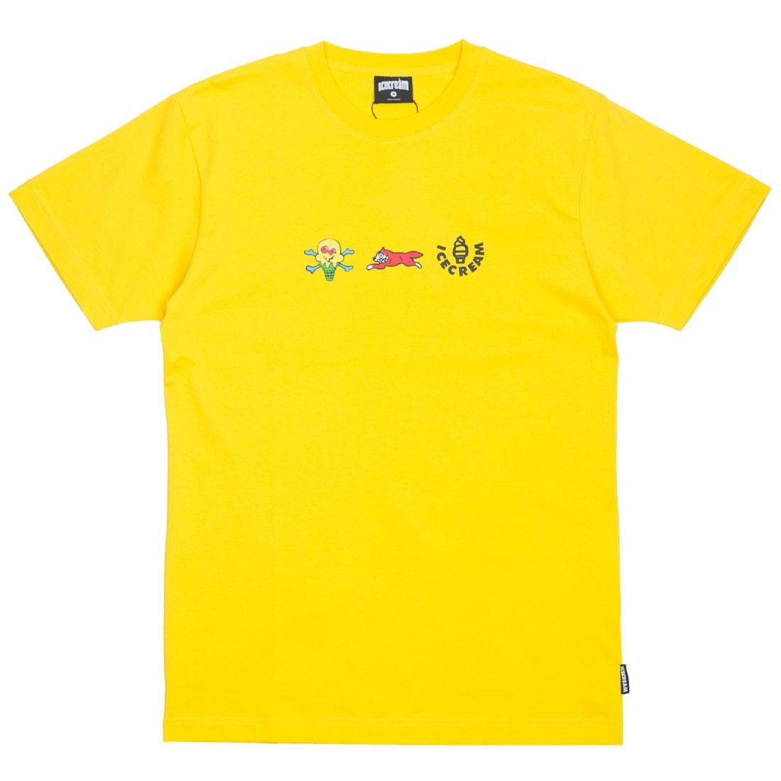 Ice Cream Men Toffee Tee (yellow / dandelion)