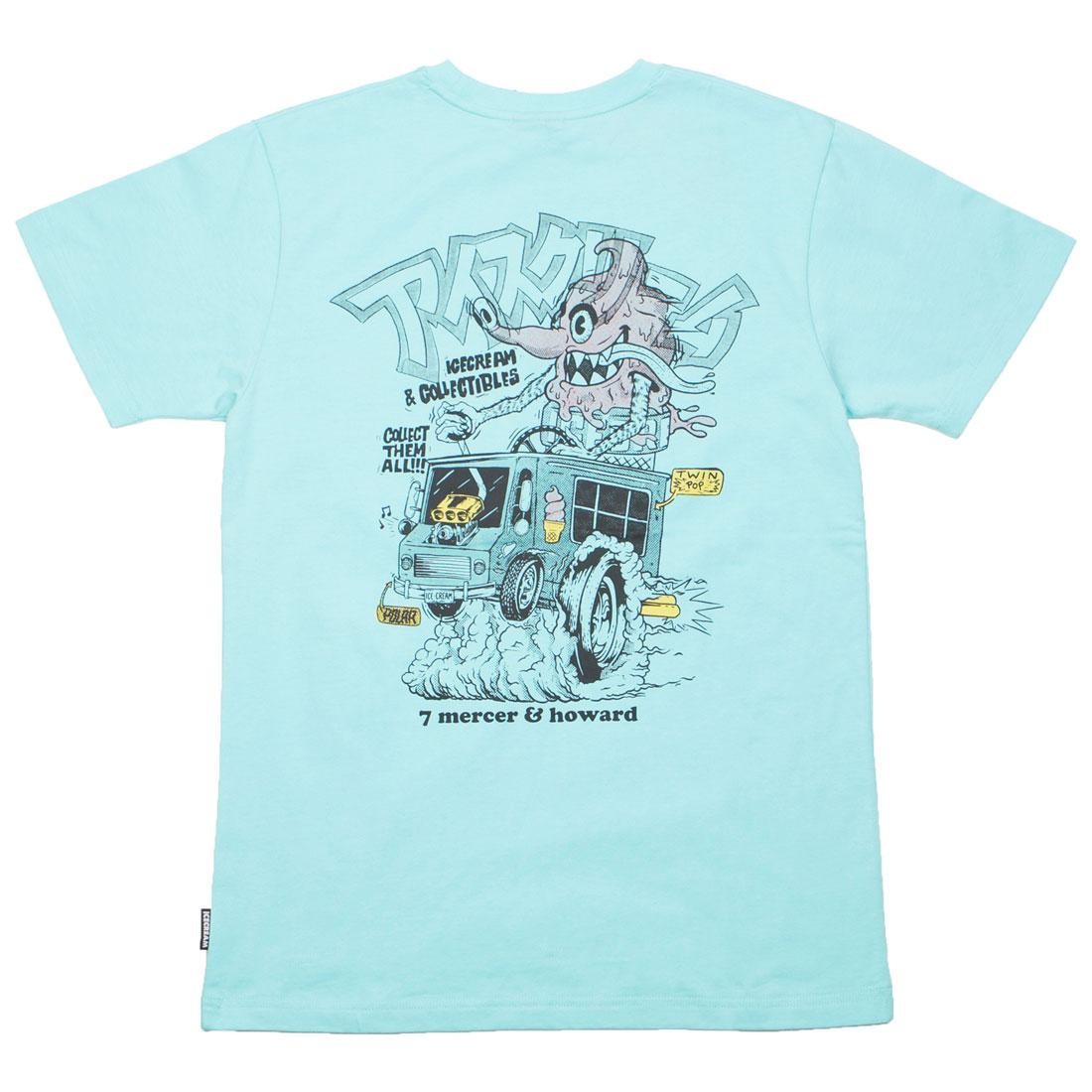 Ice Cream Men Creamsickle Tee (blue / aruba)