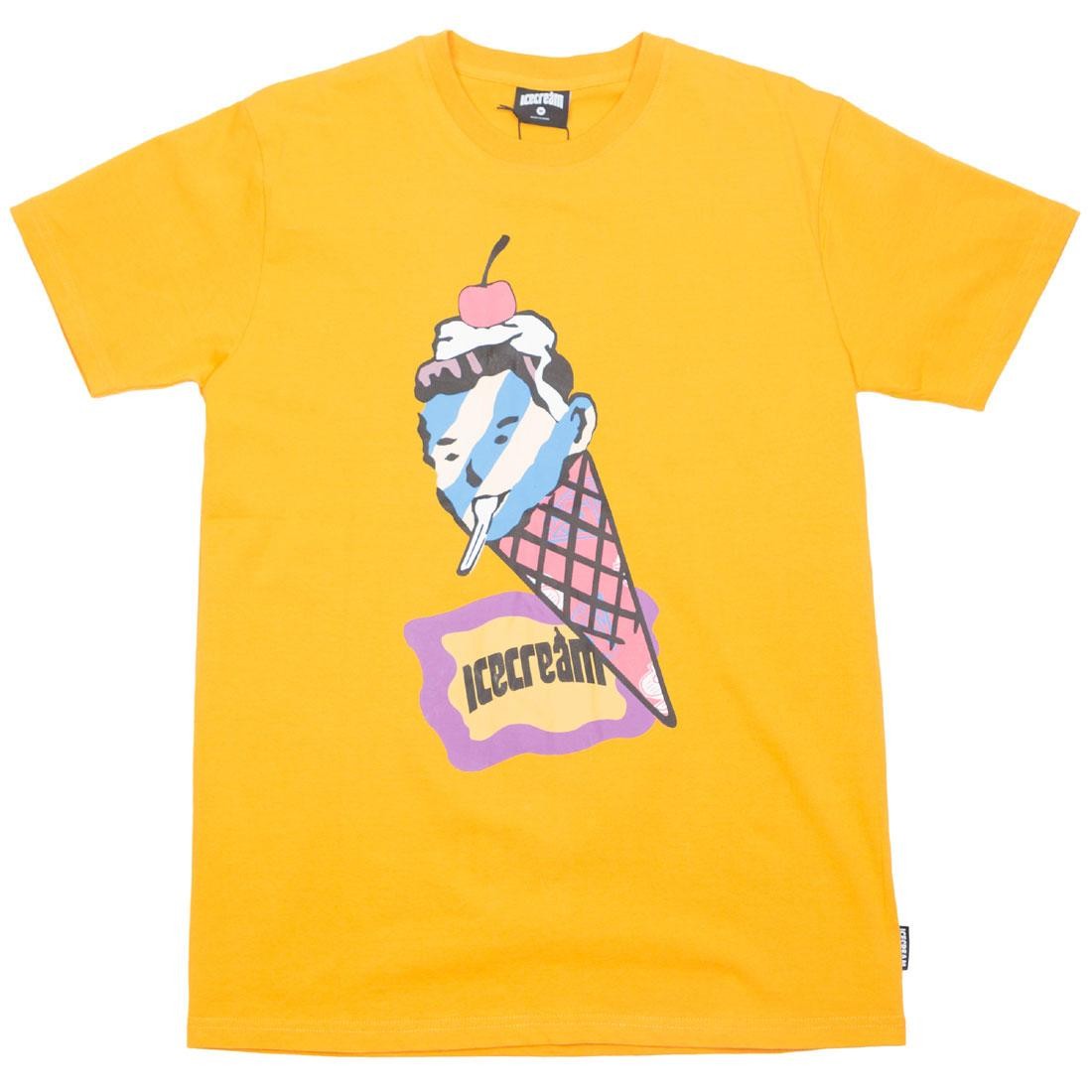 Ice Cream Men Conehead Tee (yellow / cadmium)