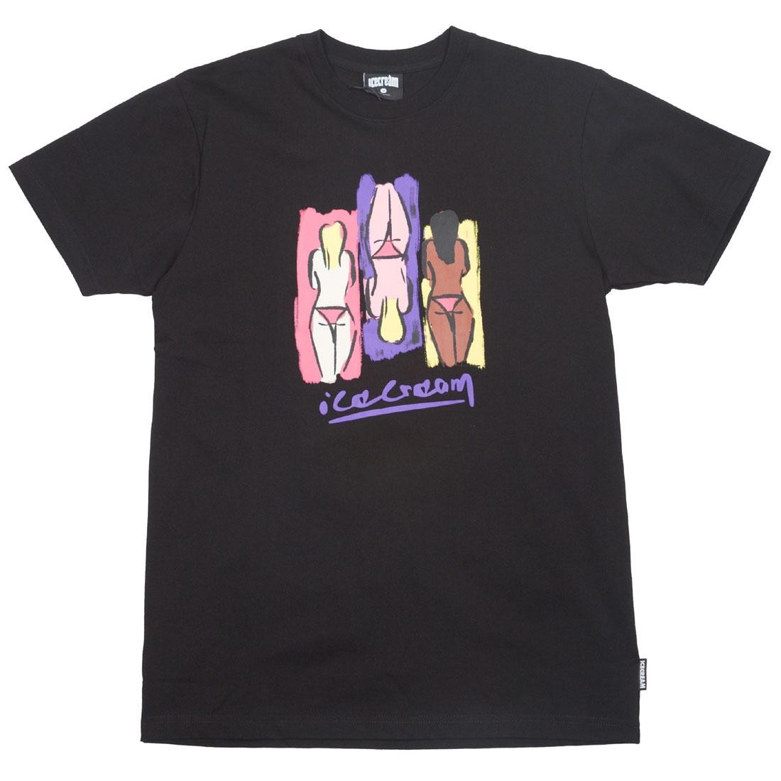 Ice Cream Men Neopolitan Tee (black)