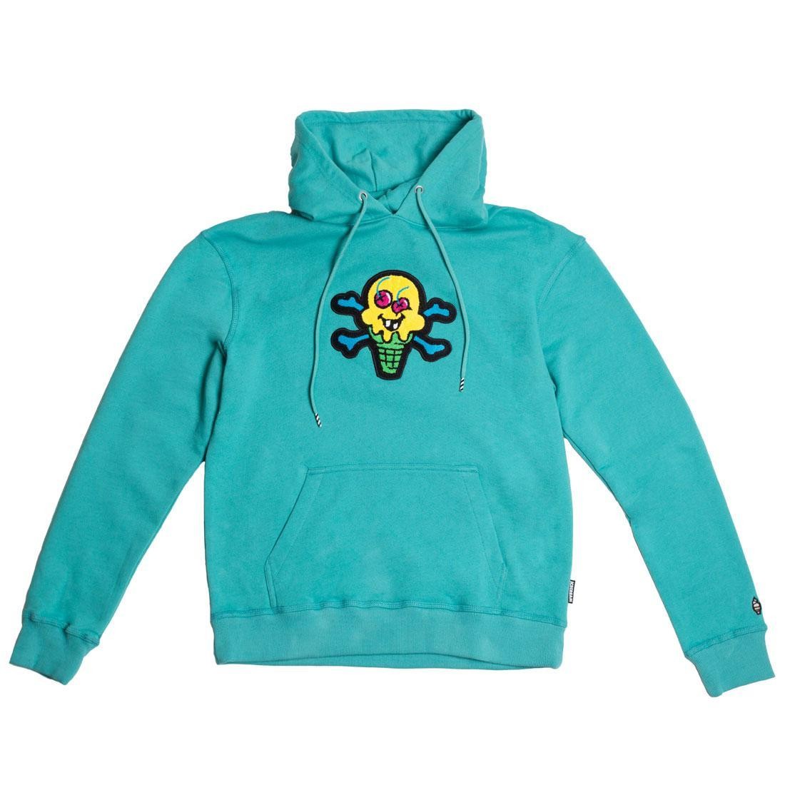 Ice Cream Men Chenille Hoody (blue / aqua)