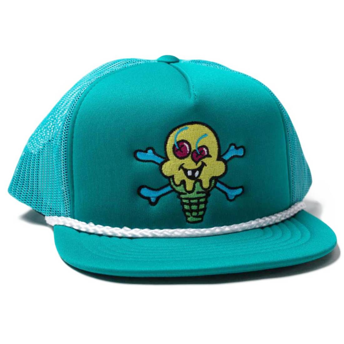 Ice Cream Cross Cones Trucker Crap (blue / tarmac)