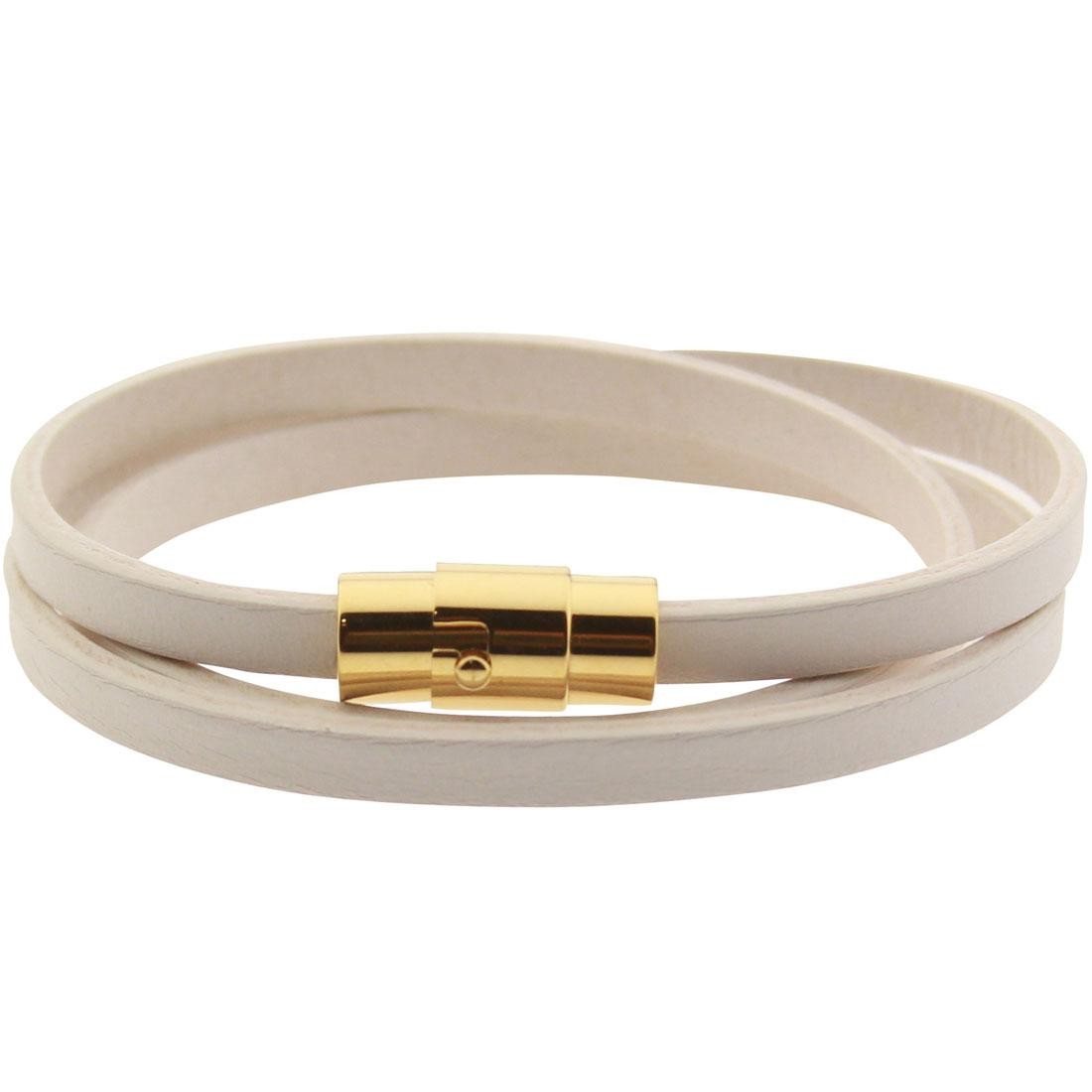 Mister Mr Trifecta Bracelet (white / gold)
