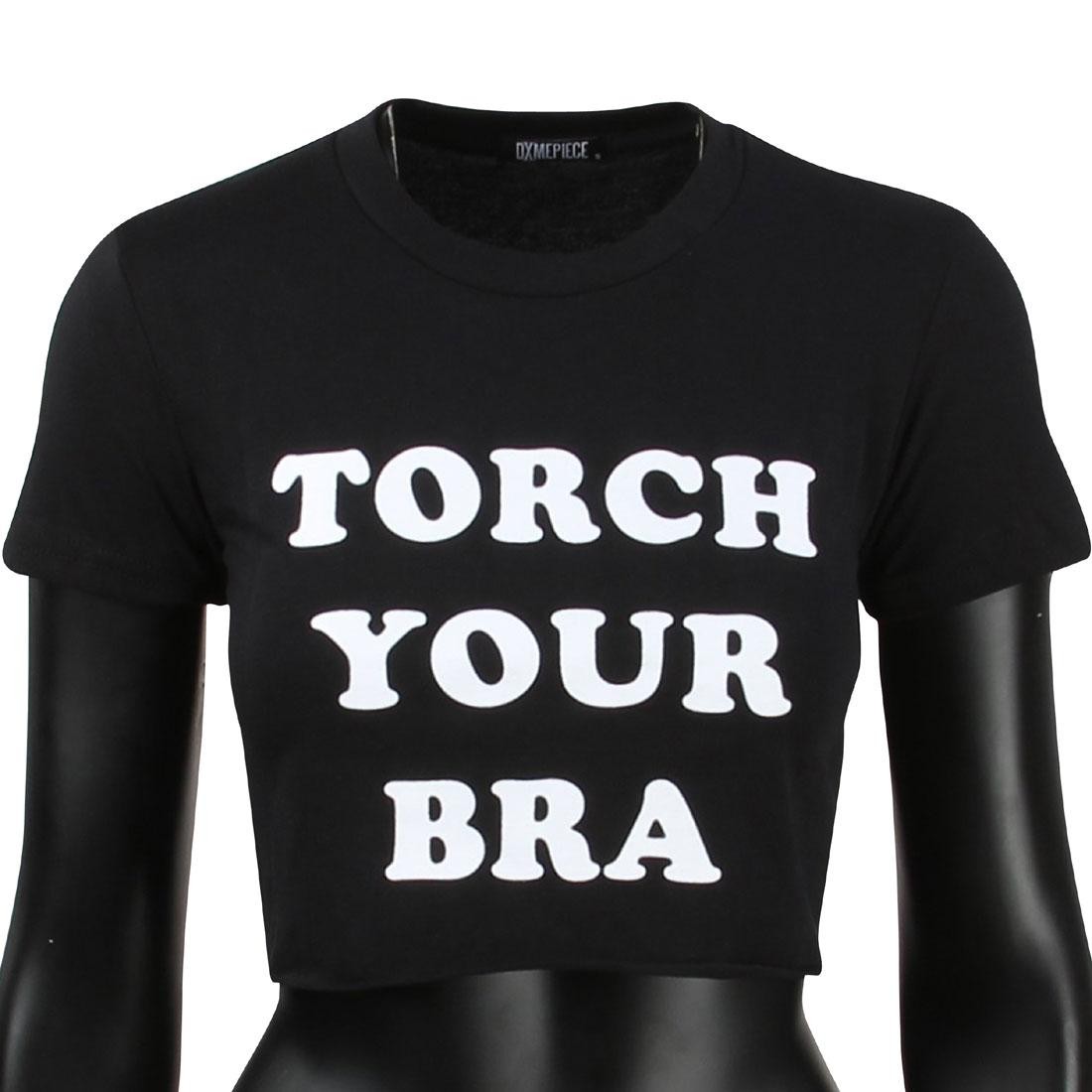Dimepiece Women Torch Your Bra Tee (black)