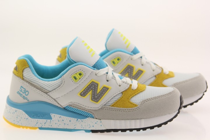New Balance Women 530 90s Running Leather W530PSB (gray / white / bayside)