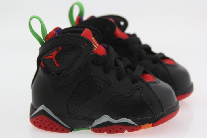 Jordan Toddlers Air Jordan 7 Retro BT (black / university red / green)