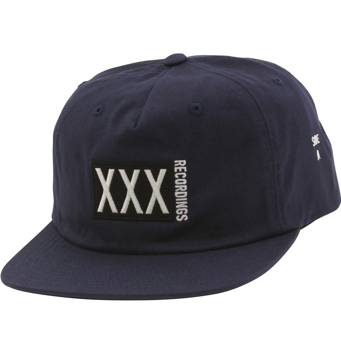 10 Deep Triple X Records Snapback Cap (navy)
