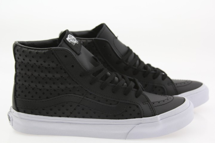 Vans Women Sk8-Hi Slim - Perf Stars (black / white)