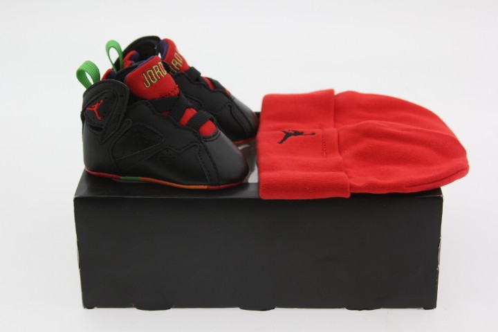Jordan Toddlers Air Jordan 7 Retro Gift Pack (black / university red / green)