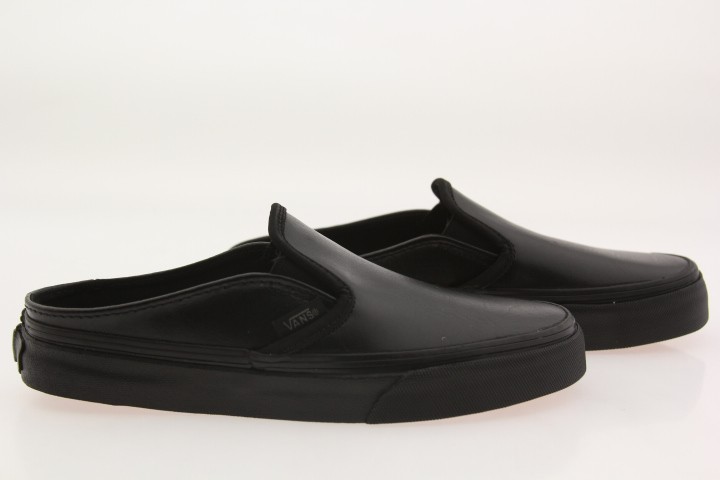 Vans Women Classic Slip-On Mule - Leather (black / black)