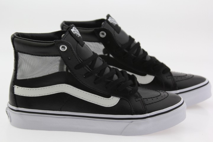 Vans Women SK8-Hi Slim Cutout - Mesh (black / white)