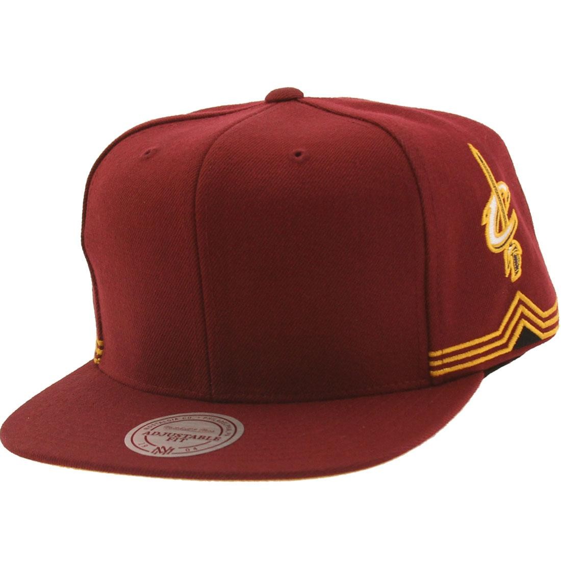 Mitchell And Ness Cleveland Cavaliers Blank Front Snapback Cap (purple)