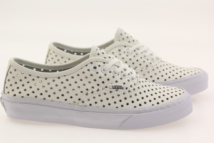 Vans Women Authentic Slim - Perf Stars (white / true white)
