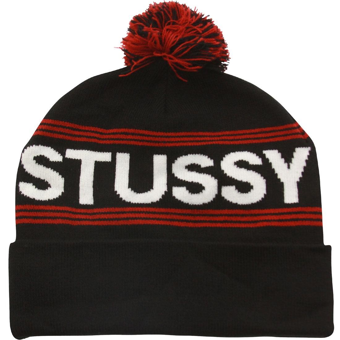 Stussy Pom Pom Beanie (black)