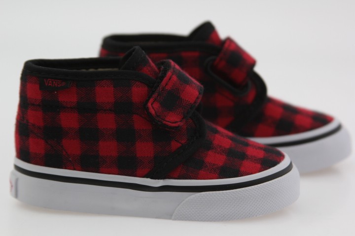 Vans Toddlers Chukka V - Twill (black / racing red)