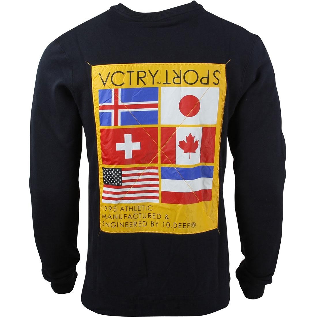 10 Deep Men Sports Game Crewneck Sweater (navy)