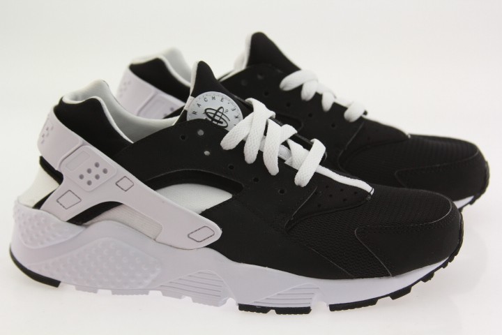 Nike Big Kids Huarache Run GS (black / white)