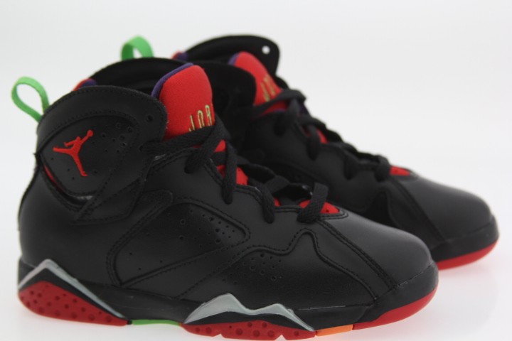 Jordan Little Kids Air Jordan 7 Retro BP (black / university red / green)