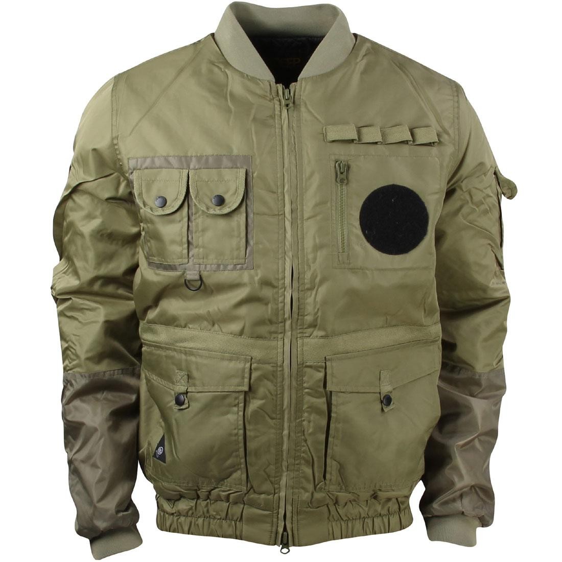 10 Deep Men Technician Aviator Jacket (green / army)