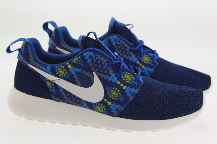 Nike Men Roshe One Print (blue / game royal / sail / cool grey / photo blue)