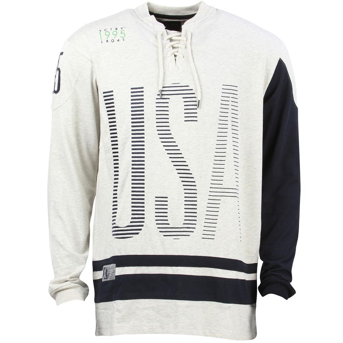 10 Deep Men USA Hockey Jersey (white / oatmeal)