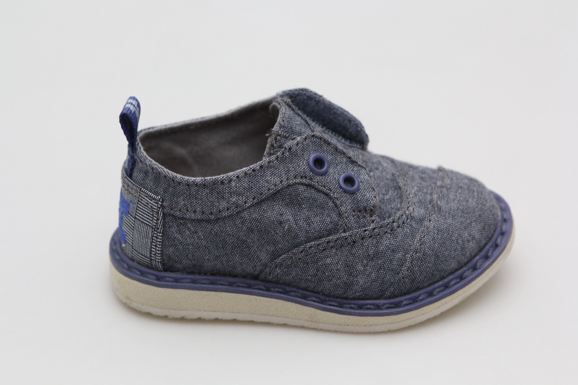 TOMS Toddlers Brogues (blue / chambray)