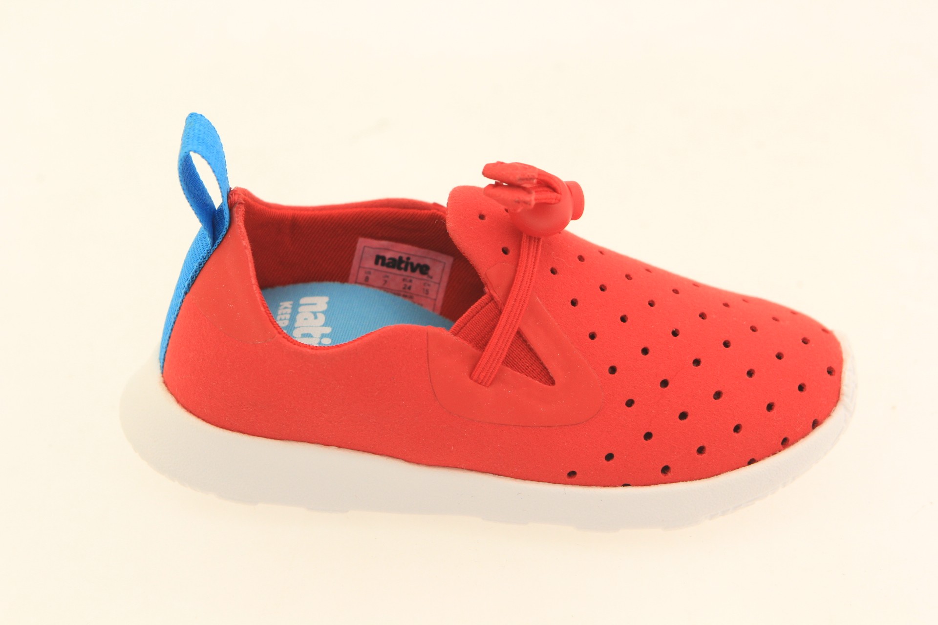 Native Toddlers Apollo Moc (red / torch / shell white)