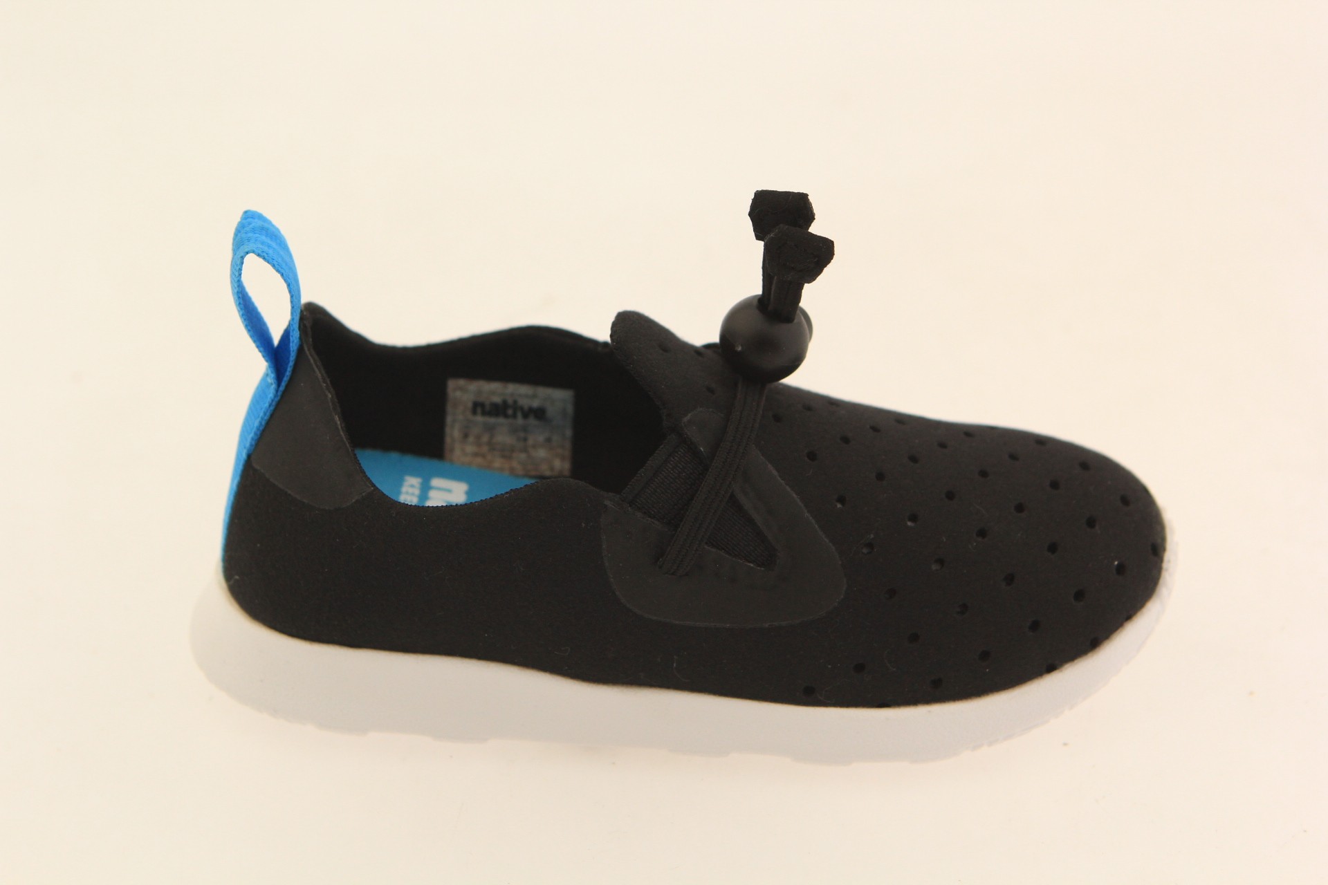Native Toddlers Apollo Moc (black / jiffy / shell white)