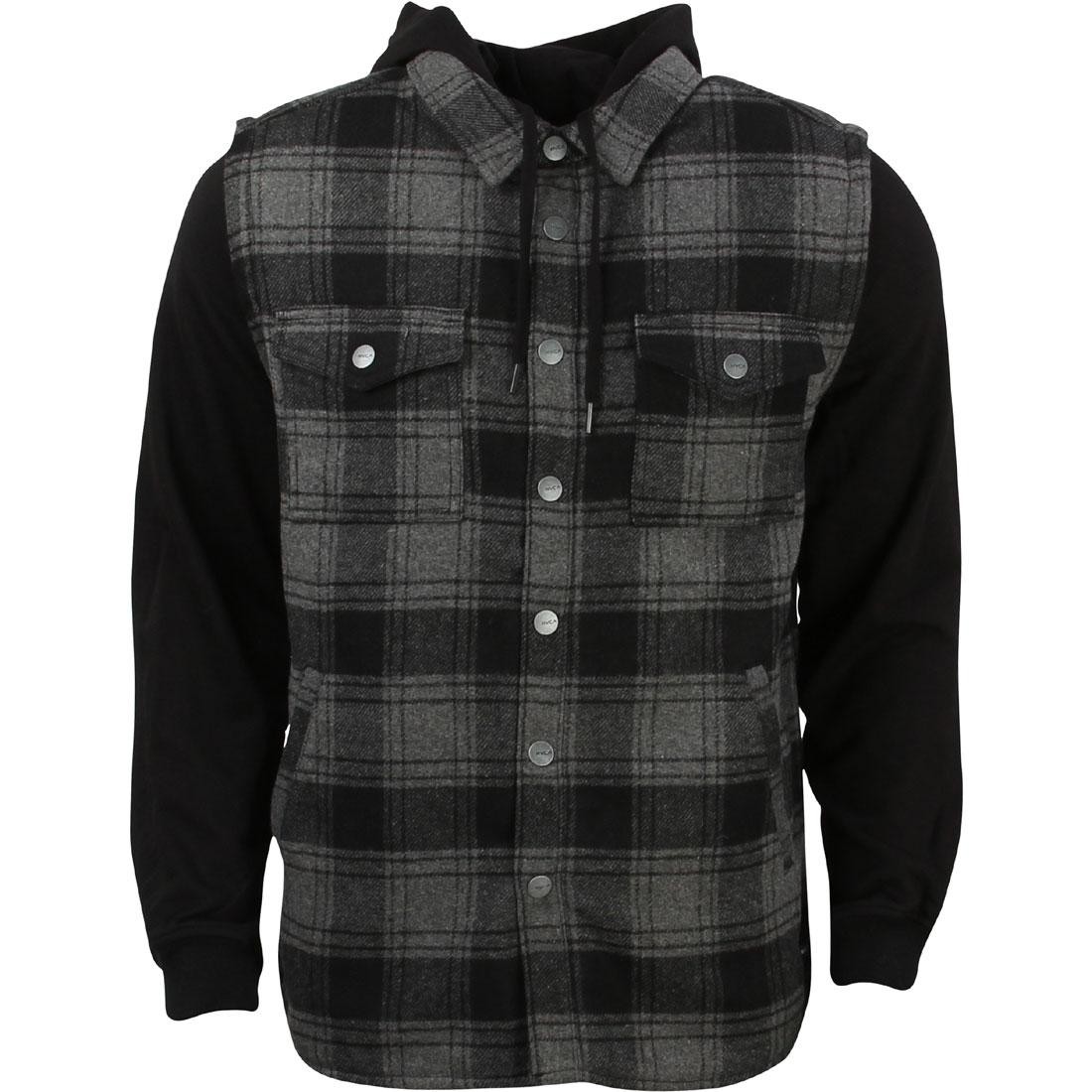 RVCA Men Puffer Grunge Jacket (black)