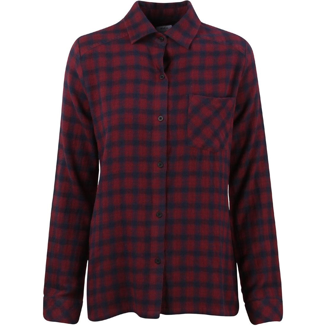RVCA Women Jig 2 Shirt (burgundy)