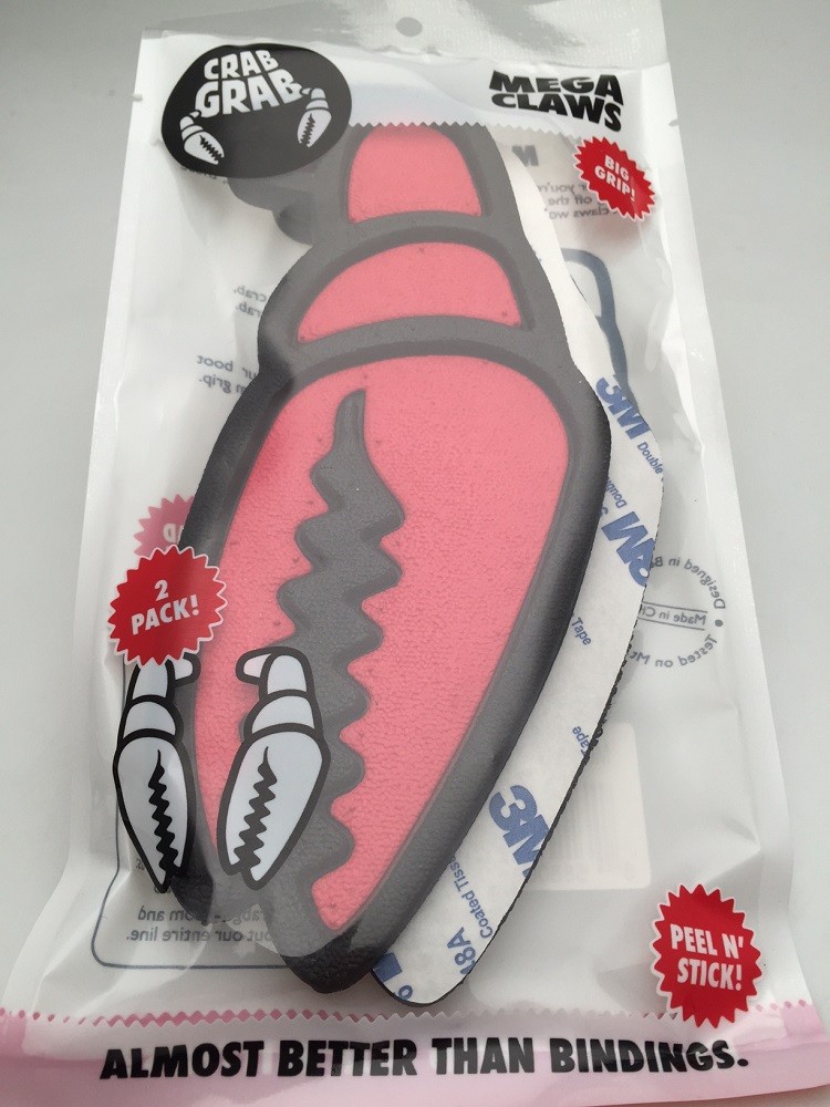 Crab Grab Mega Claws Stomp Pad - 2 Pack (black / red)
