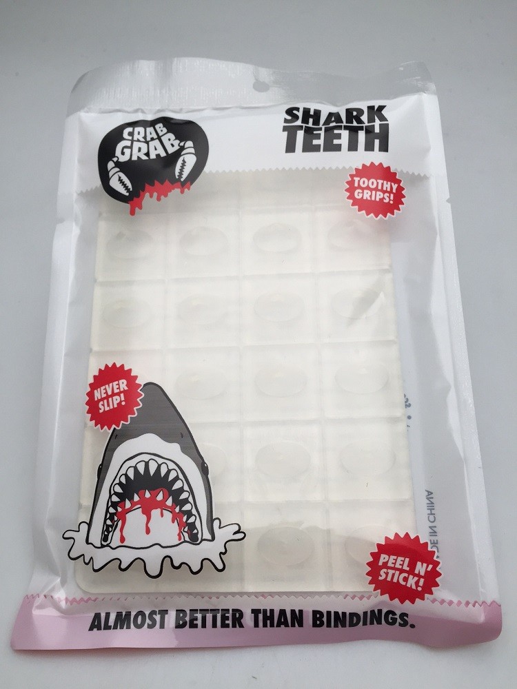 Crab Grab Shark Teeth Stomp Pad (clear / clearish)