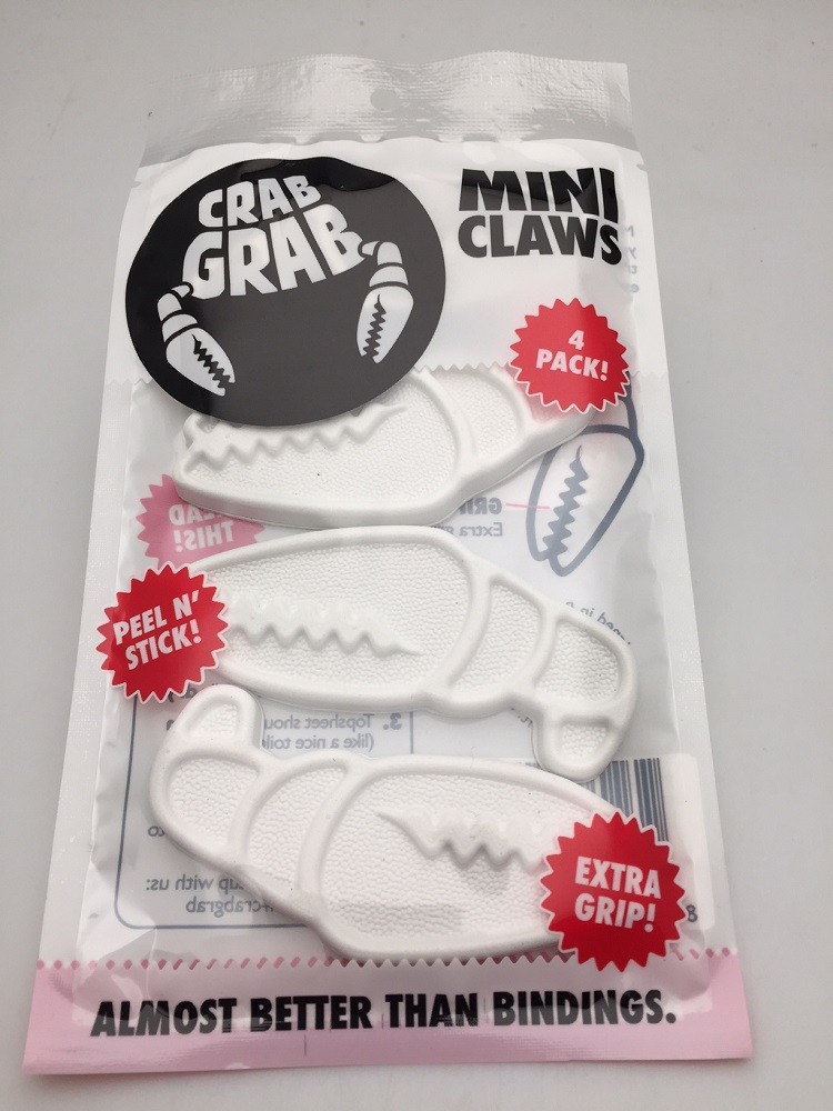 Crab Grab Mini Claws Stomp Pad - 4 Pack (white)