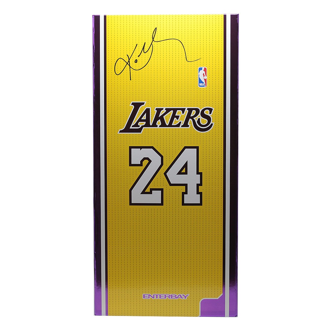 NBA x Enterbay Kobe Bryant 1/6 Scale 12 Inch Figure - Duo Pack New Upgraded Re-Edition (purple / gold)