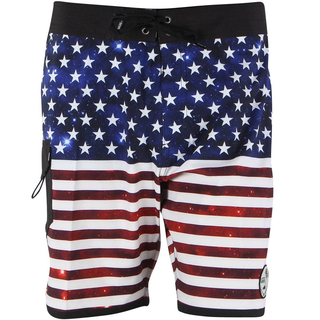 Vans Men Mixed Scallop Boardshorts (white / americana)
