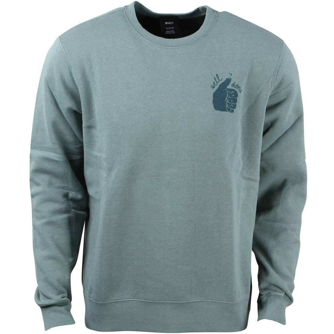 RVCA Men Well Done Sweater (green / sage leaf)