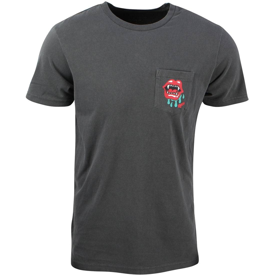 RVCA Men Mouth Tee (black / pirate)