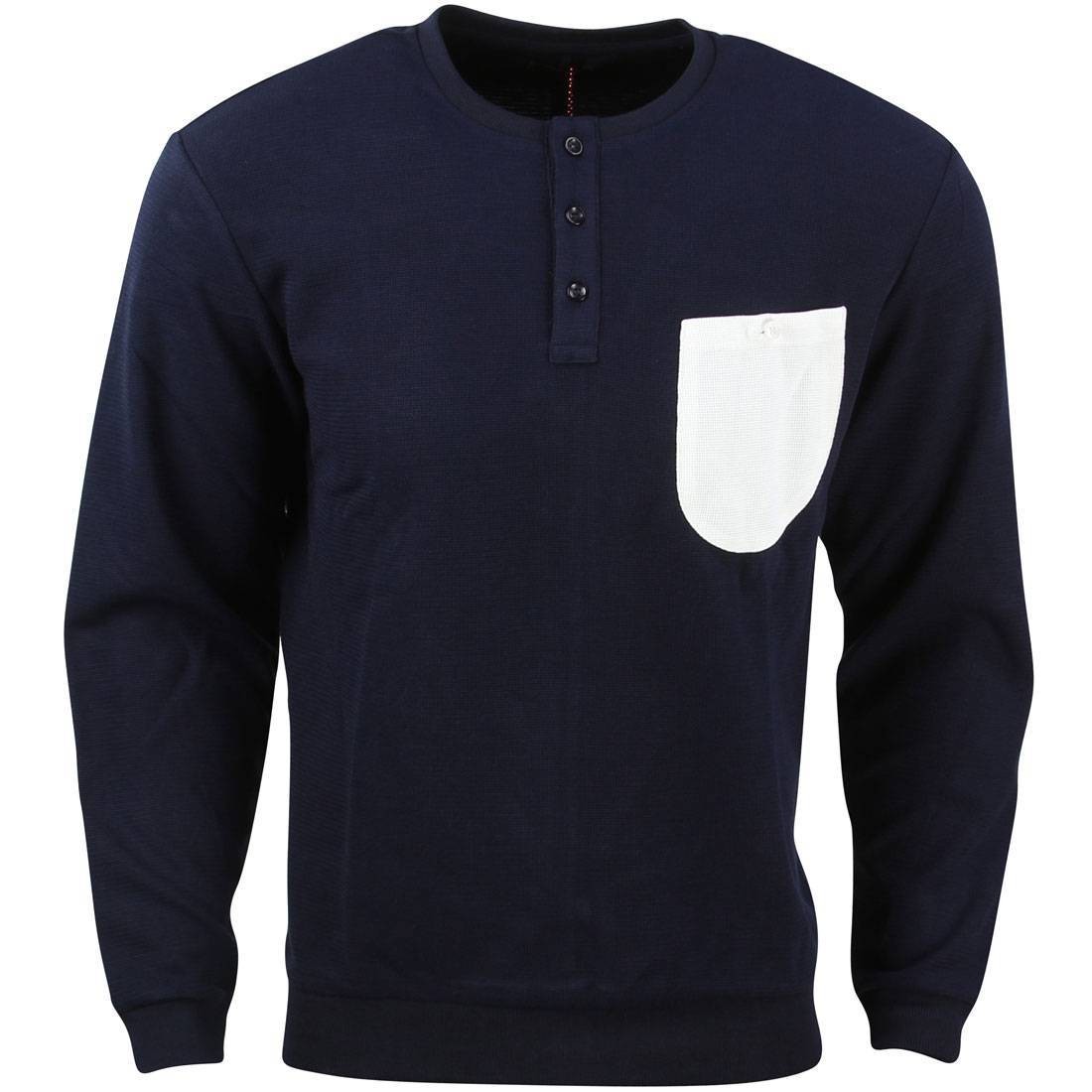 CLOT Men Waffle Pocket Tee (blue)