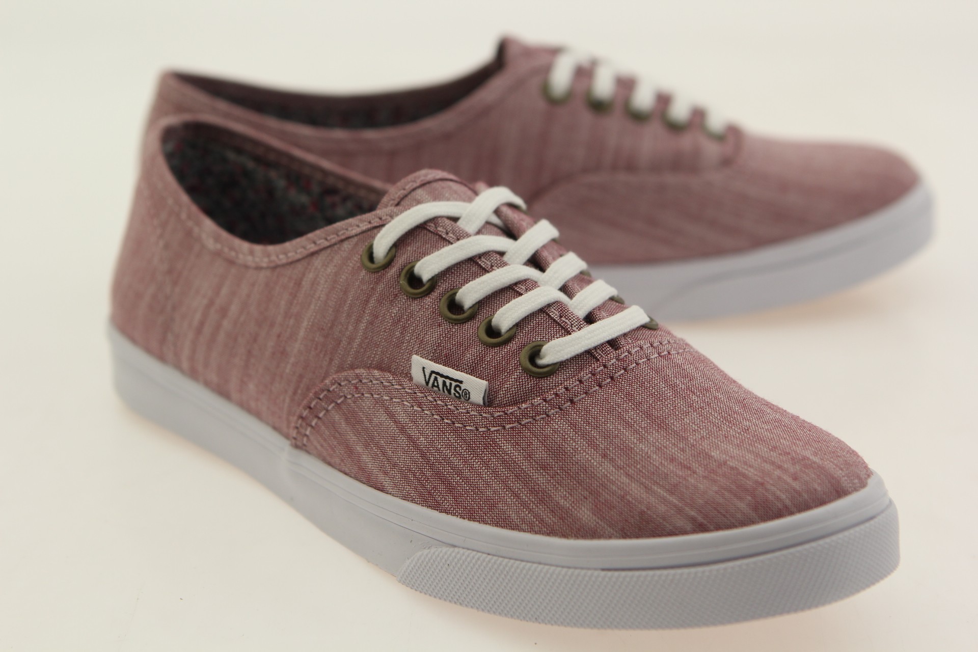 Vans Women Authentic Lo Pro - Floral (burgundy / white)