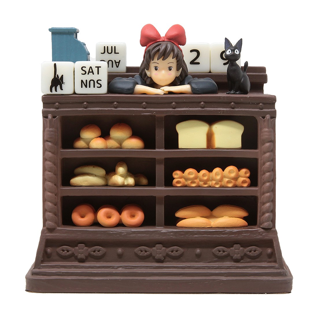 Studio Ghibli Benelic Kiki's Delivery Service Kiki Tending The Store Perpetual Calendar (brown)